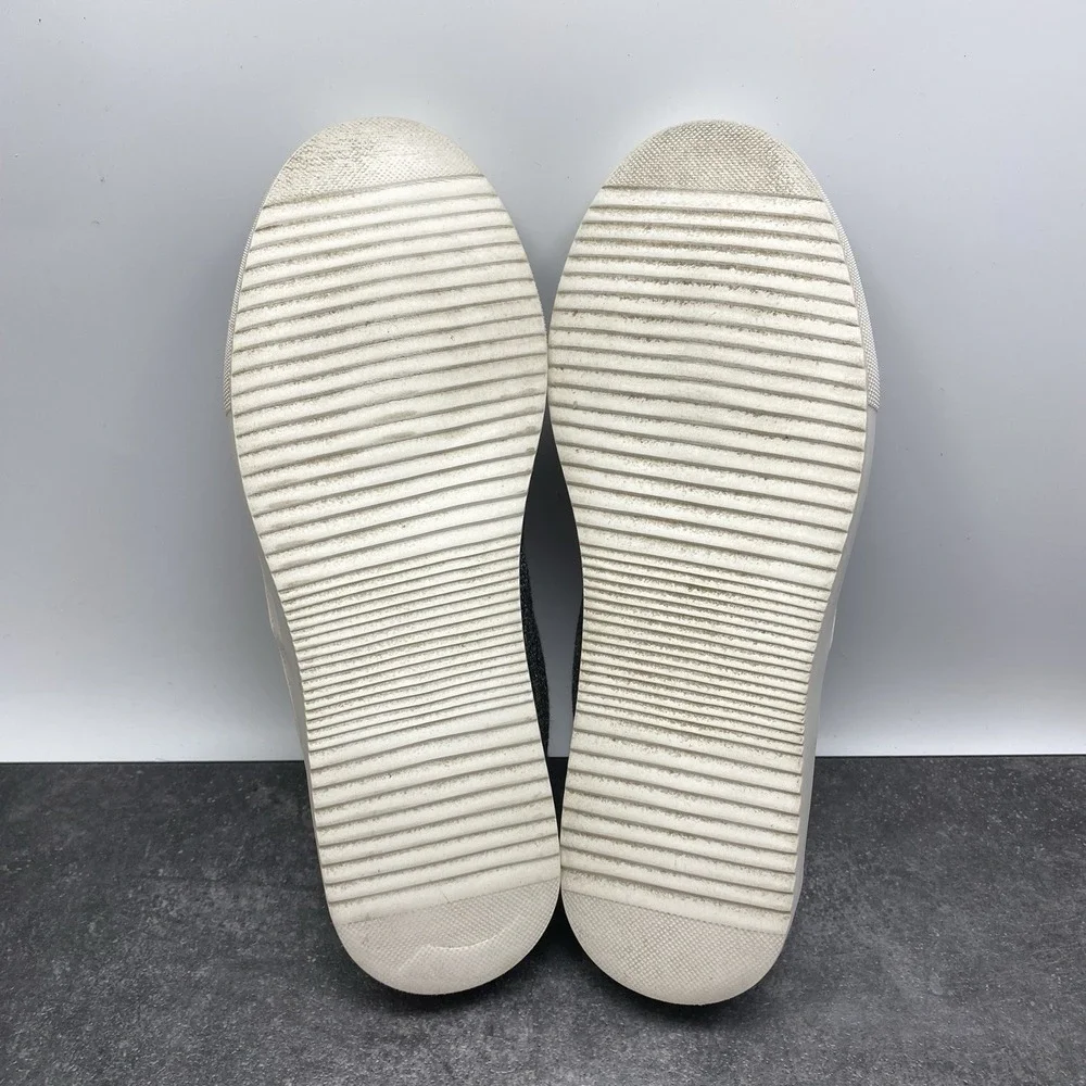 Hey Dude PEYTON Slip On Flats Women's US 8 Linen‎ Grey Black Style Comfort Shoes
